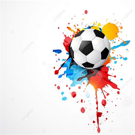 Stylish Vector PNG Images, Stylish Vector Football, Football, Color, Sport Vector PNG Image For ...