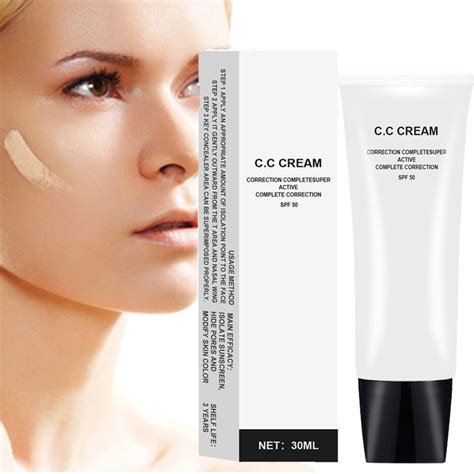 CC Cream, Skin Tone Adjusting CC Cream Spf 43, CC Cream For Mature Skin, Colour Correcting Self ...