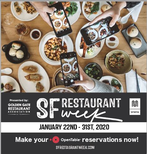 SF Restaurant Week: January 22nd-31st | SFMTA