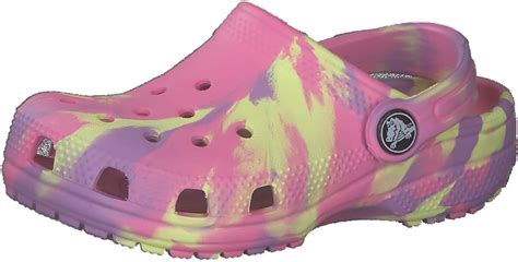 Crocs Unisex-Child Classic Marbled Tie Dye Clog: Amazon.co.uk: Shoes & Bags