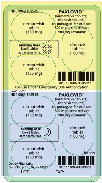 Paxlovid: Package Insert - Drugs.com