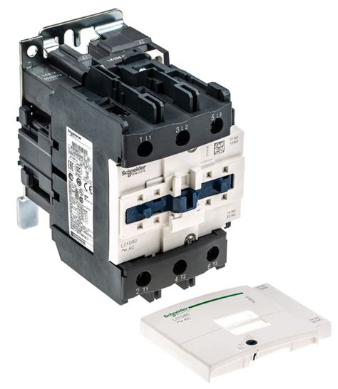 LC1D80F7 Schneider Electric | Schneider Electric TeSys D LC1D 3 Pole Contactor - 80 A, 110 V ac ...