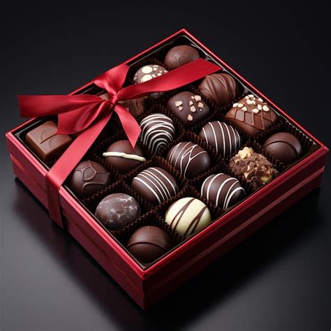 Premium AI Image | The best Belgian chocolate gift boxes for Valentines Day