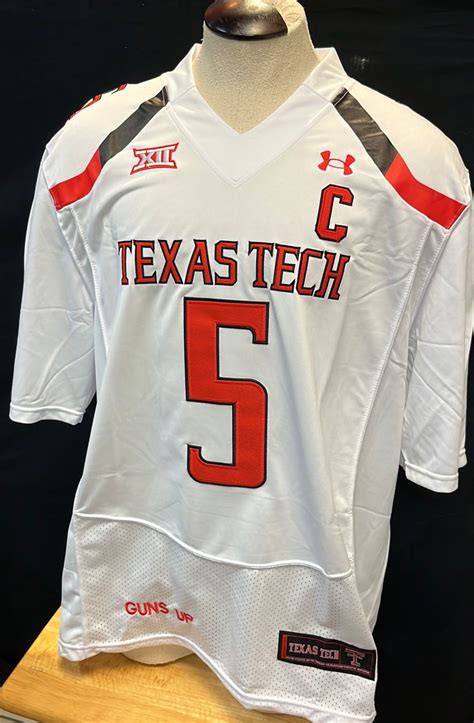 Patrick Mahomes Texas Tech Jersey white – Classic Authentics