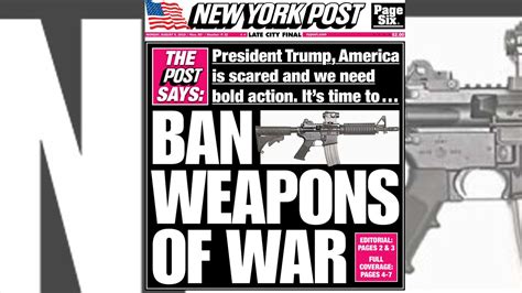 New York Post front page editorial urges President Trump to ‘ban ...