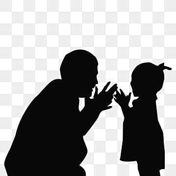 Sunset Father Daughter Silhouette PNG And Vector Images Free Download ...