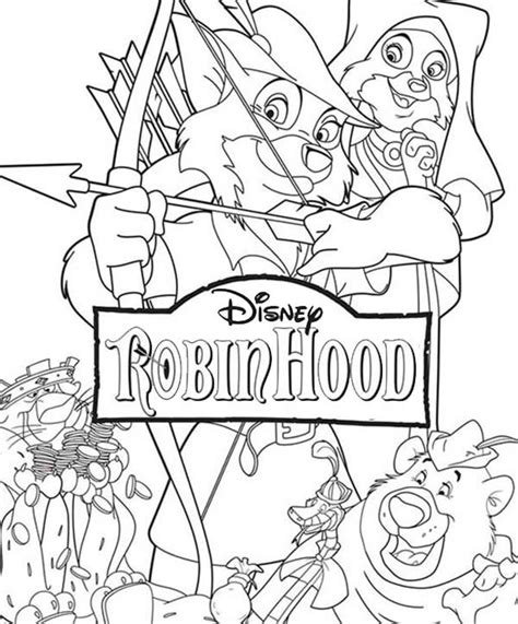 Robin Hood Coloring Pages