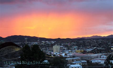 A Blazing Nogales Mexico Sunset