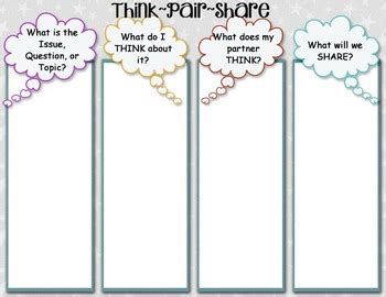 Think Pair Share Template - prntbl.concejomunicipaldechinu.gov.co