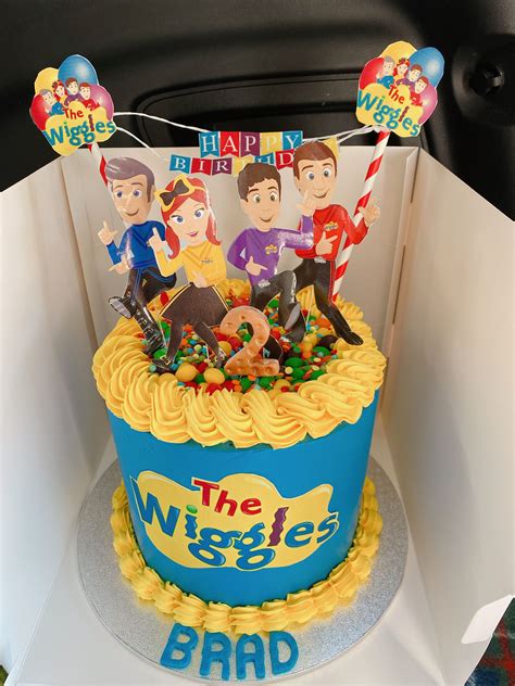 The wiggles cake | Wiggles cake, Baby birthday cakes, Wiggles birthday