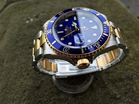 Rolex Submariner Date Blue Dial – Steel & Gold 16613 - Rolex Watches UK