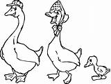 Family Duck Coloring Page  Wecoloringpagecom sketch template
