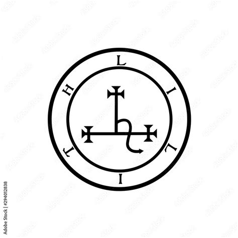 Sigil of Lilith- Female demon Lilith symbol Stock Vector | Adobe Stock