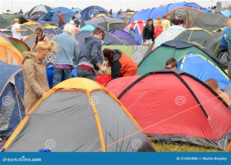 Isle of Wight Festival Camping Editorial Photo - Image of tent, island: 31605486