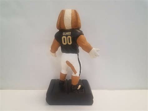 GUMBO the Dog NEW ORLEANS SAINTS Mascot Statue 12" Figurine Limited ...