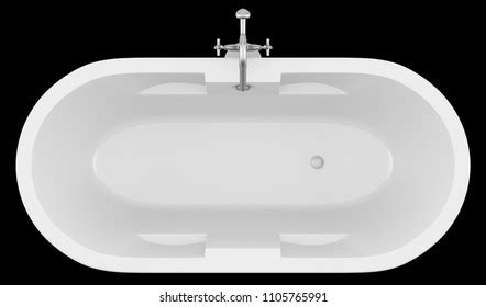 Top View Modern Bathtub Isolated On Stock Illustration 1105765991 | Shutterstock