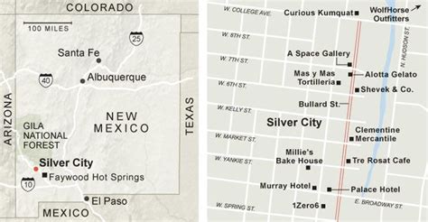 Silver City NM | Silver city, City, Map