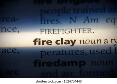 Fire Clay Word Dictionary Fire Clay Stock Photo 1524784448 | Shutterstock