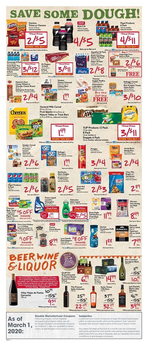 Giant Eagle Weekly Ad Feb 27 – Mar 4, 2020