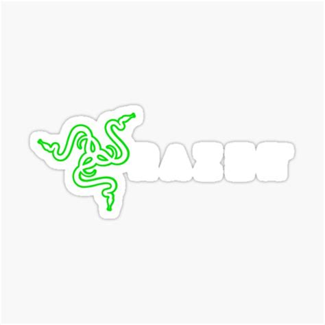 "LAPTOP - "RAZER" LOGO" Sticker for Sale by grenaldstark | Redbubble