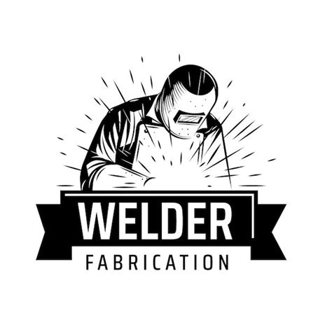 Free Vector | Welder logo template with details | Welding logo, Logo templates, Logo design