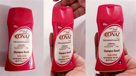 Conaz Shampoo For Dandruff And Skin Disease - YouTube