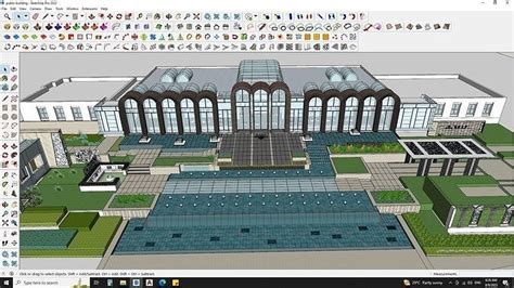 3D architecture model of university library building 3D model | CGTrader