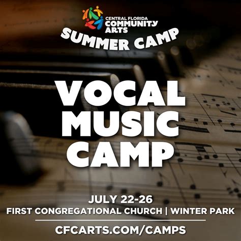 Middle and High School Vocal Music Camp - CFCArts