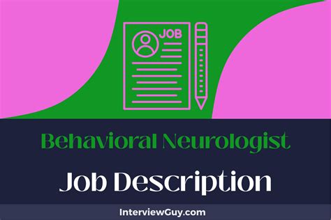 Behavioral Neurologist Job Description [Updated for 2024]