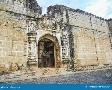 Beautiful Architecture in the City of Antigua Stock Image - Image of ...