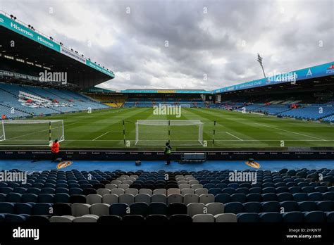 General view inside Elland Road Stadium ahead of today's game in Leeds, United Kingdom on 3/13 ...