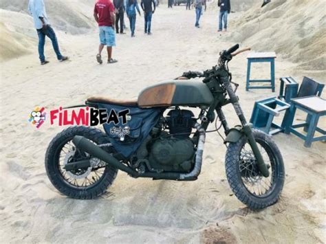 Yash Bike In KGF Movie Photos - FilmiBeat