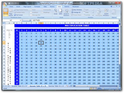 Multiplication Table 1.0 - Download, Screenshots