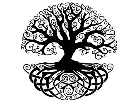 Celtic Tree Of Life Drawing at GetDrawings | Free download