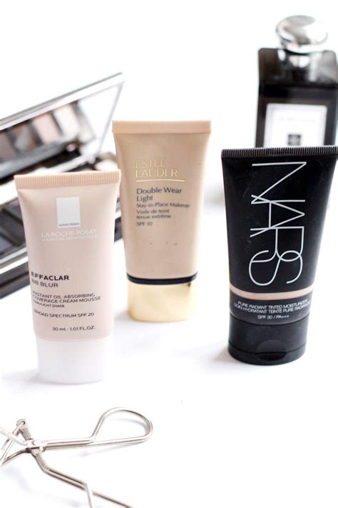 My Favourite Light Foundations - Lighter Base - Estee Lauder Double Wear Light, NARS Pure ...