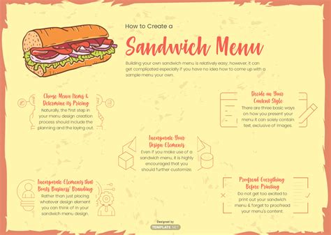 Sandwich Menu Templates - 11+ Designs, Free Downloads | Template.net