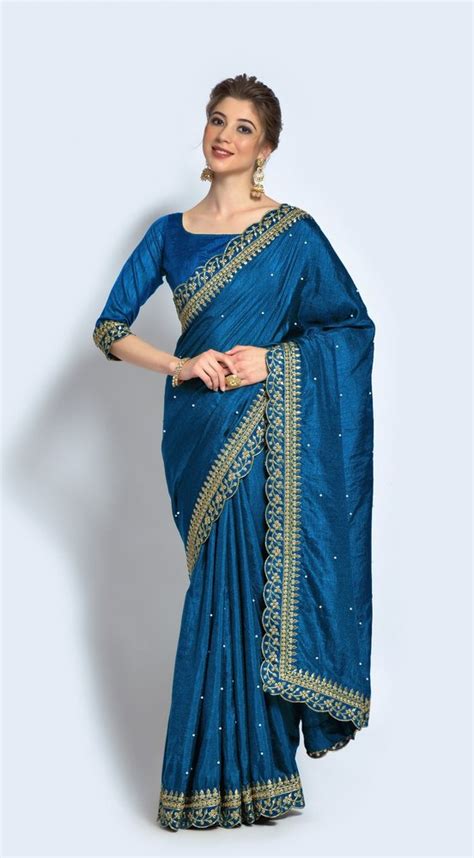 SHIVYA CREATION 5.30 Embroidery Border Saree at Rs 499/piece in Surat ...