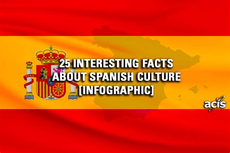 25 Interesting Facts About Spanish Culture [Infographic] - ACIS Blog