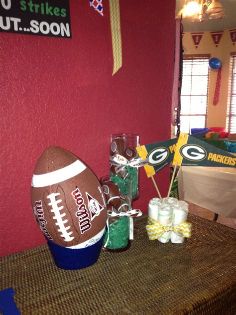 Sports Baby Shower Theme with Colts and Packers