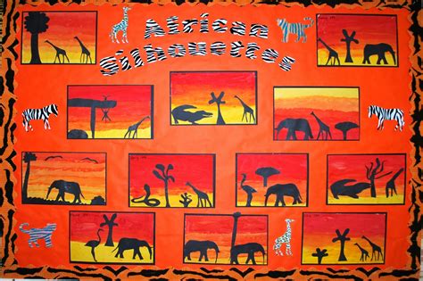 Nightingale Primary School: African Art Displays at Nightingale