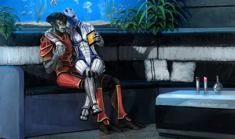 Mass Effect - Javik and Liara by betti357 on DeviantArt