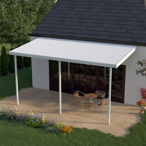 20ft. W x 8ft. D Patio Awning Carport Patio, Pergola Kits, Pergola ...