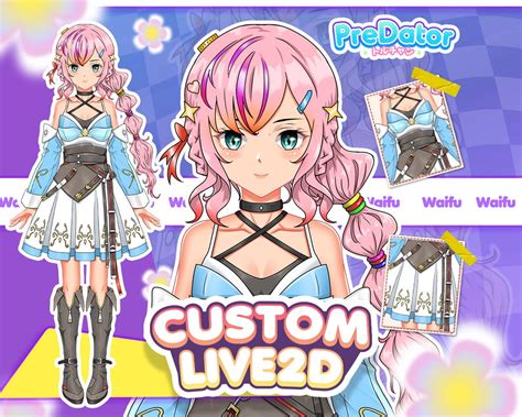 Custom Live2d Vtuber Live2d Model Custom Vtuber Vtuber Model Rigged Live2d Vtuber Commission ...