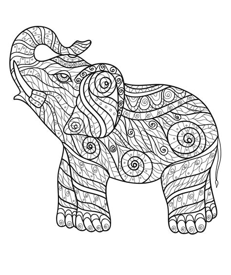 felnőtt színező - Google keresés | Elephant coloring page, Mandala coloring pages, Animal ...