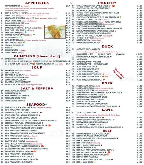 Yum Yum Menu, Menu for Yum Yum, Pimlico, London - Zomato UK