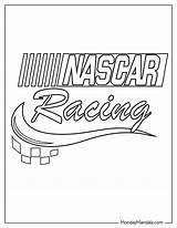 18 NASCAR Coloring Pages Free PDF Printables sketch template