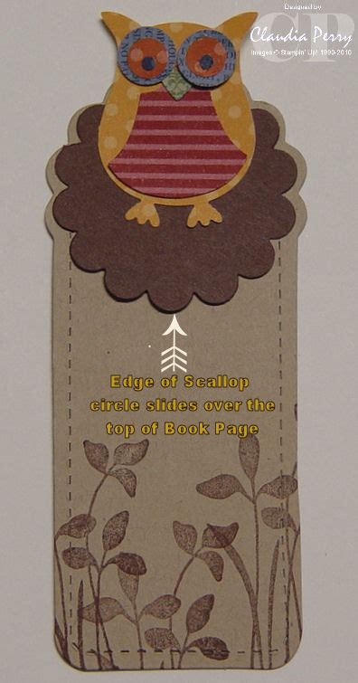 Stamping in Columbus, GA: Funky Owl Bookmarks