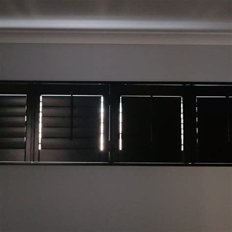 Black Plantation Shutters | Indoor Blinds and Shutters