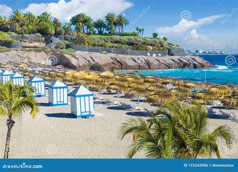 El Duque Beach at Costa Adeje. Tenerife, Canary Islands, Spain Editorial Photo - Image of beach ...