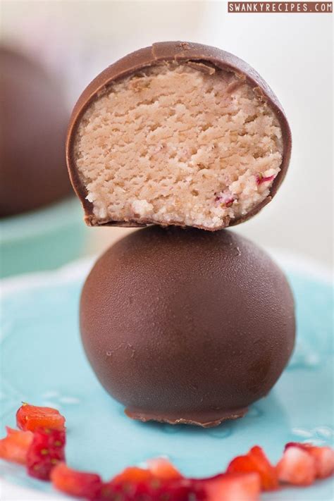 Strawberry Cheesecake Truffles | Swanky Recipes